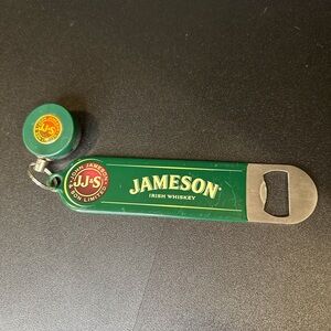 Jameson Irish Whiskey Bar Blade Bottle Opener w/ Retractable Clip